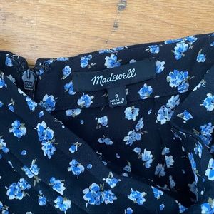 Madewell floral wrap mini skirt